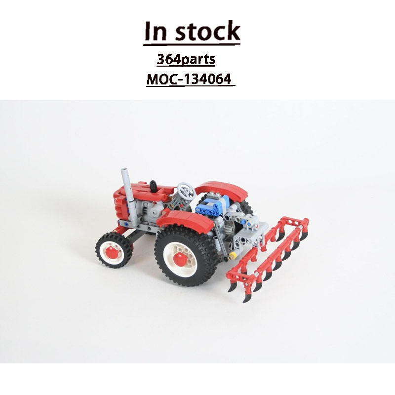 Urban Farming Model - MOC-134064 Urban Farm Landbouw Retro Tractor