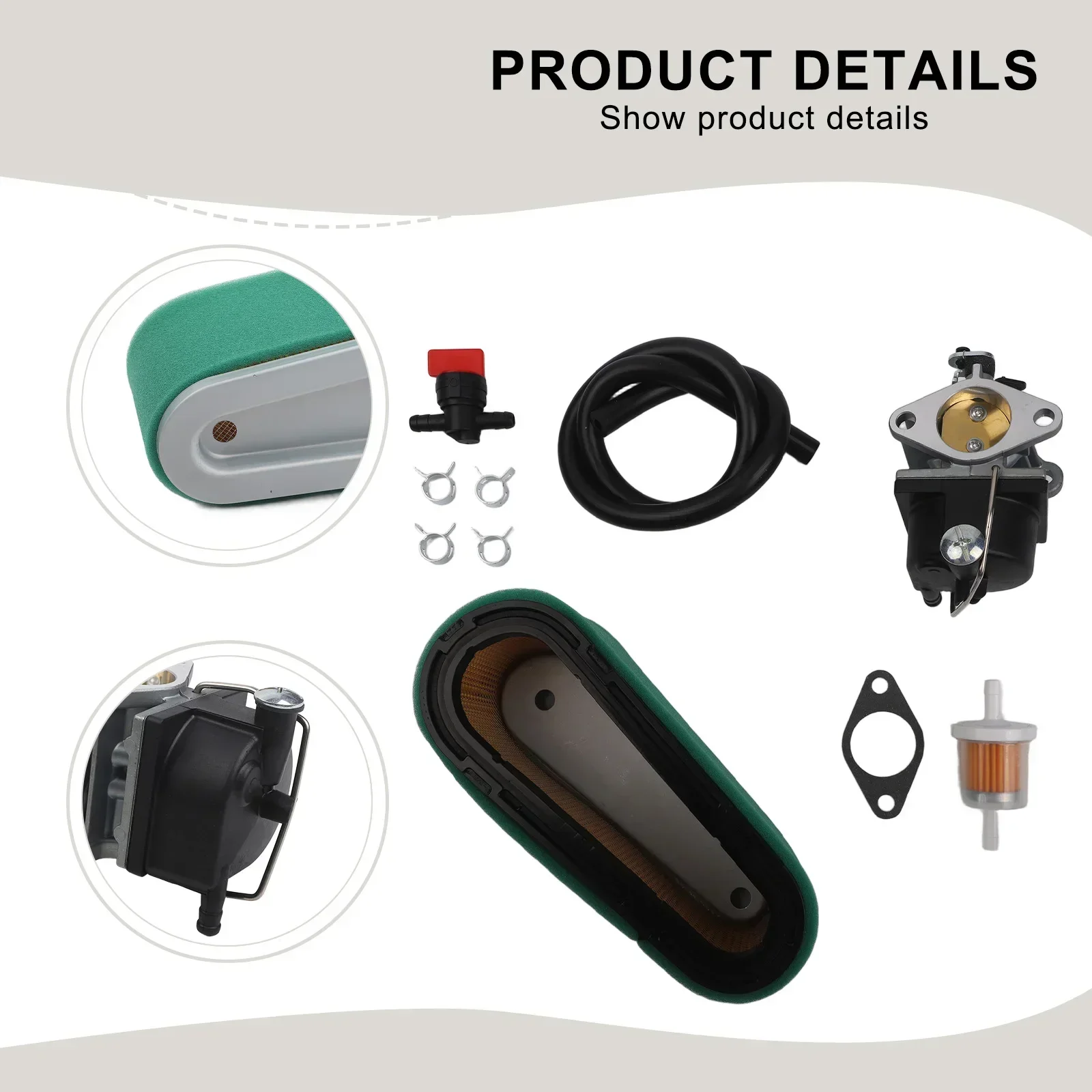 Carbon Filter Inline - Premium carburateurset voor OHV125 OHV130 OHV135