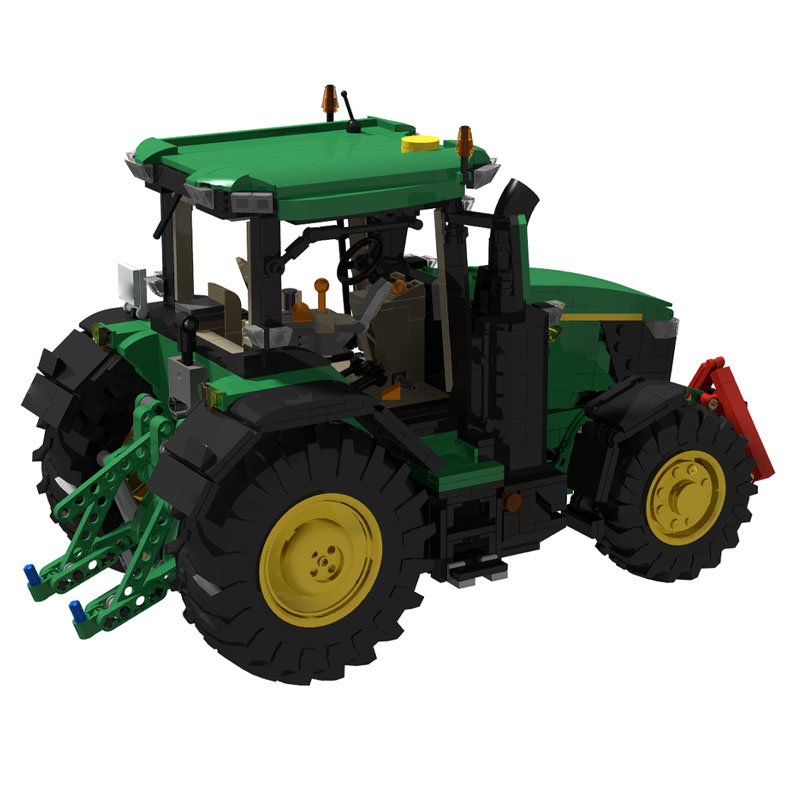 Urban Farming Model - MOC-231420 Urban Farm Landbouwtractor Bouwsteenmodel 1984