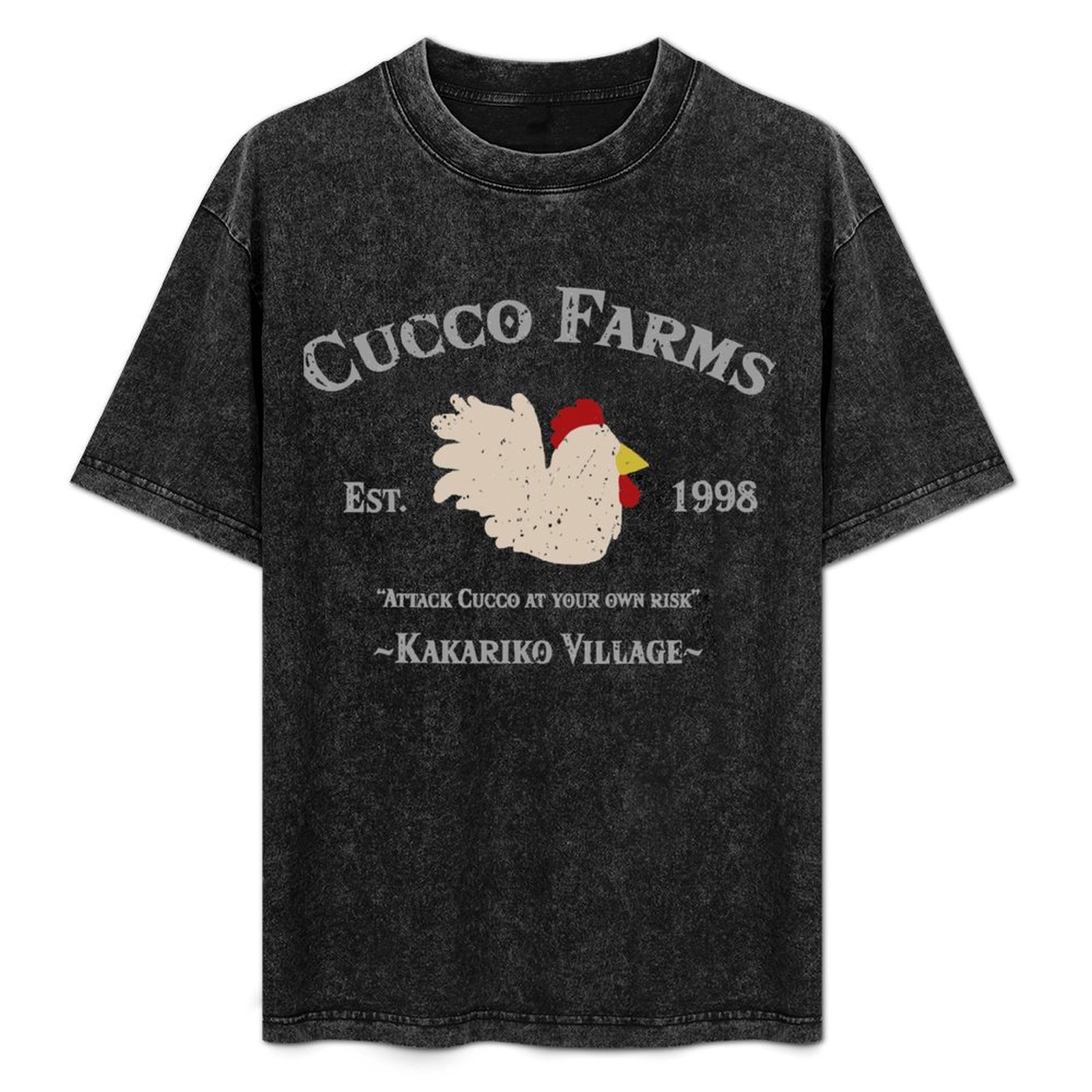 Urban Farming In China - Cucco Farms T-shirt Urban Style Casual