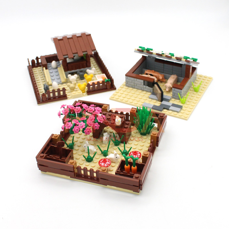 Urban Farming For Kids - Moc Stedelijke Boerderij Bouwstenen Voor Kinderen