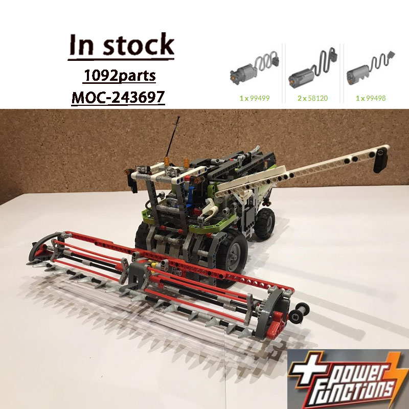 Urban Farming Model - MOC-243697 Urban Farm Landbouwmengmaaier Bouwsteenmodel 1092