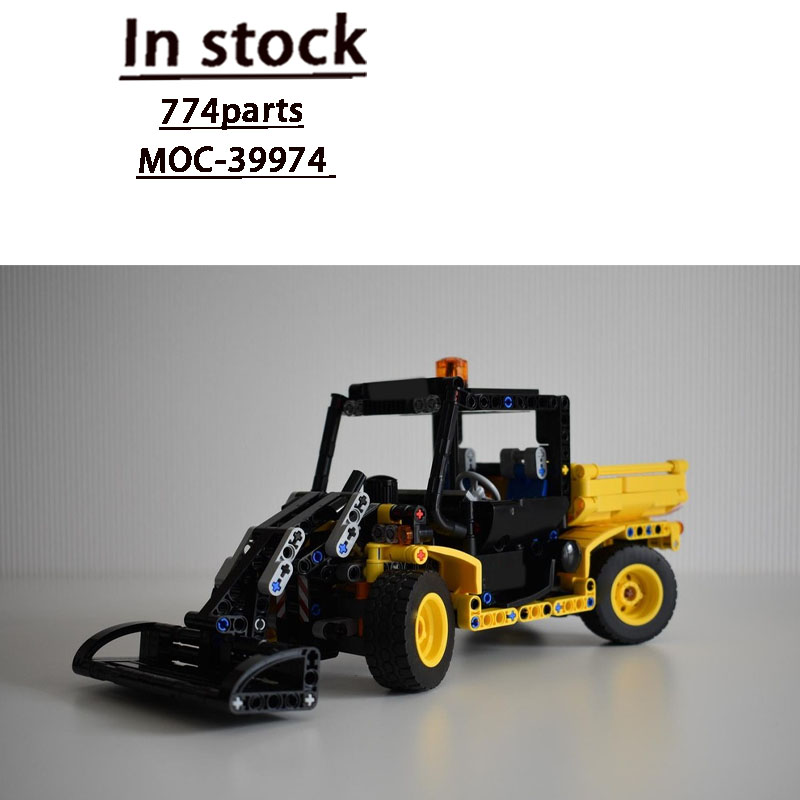 Urban Farming Model - MOC-39974 Urban Farm Landbouwtractor Trailer Bouwsteenmodel