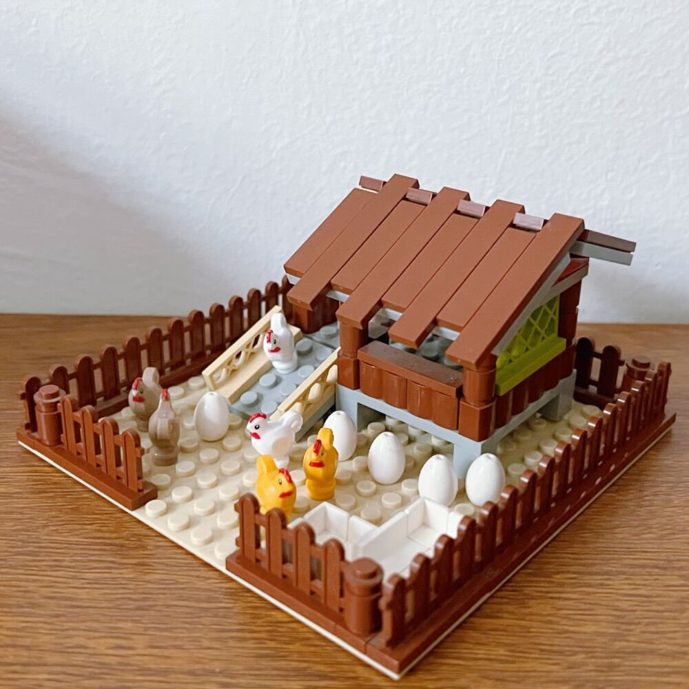 Nieuwe MOC Kippenhok Model Bou - Urban Farming For Kids recensie en prijs