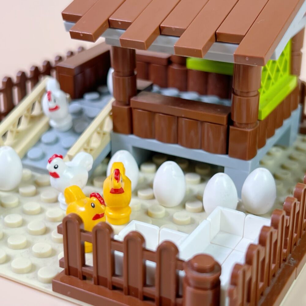 Nieuwe MOC Kippenhok Model Bou - Urban Farming For Kids recensie en prijs
