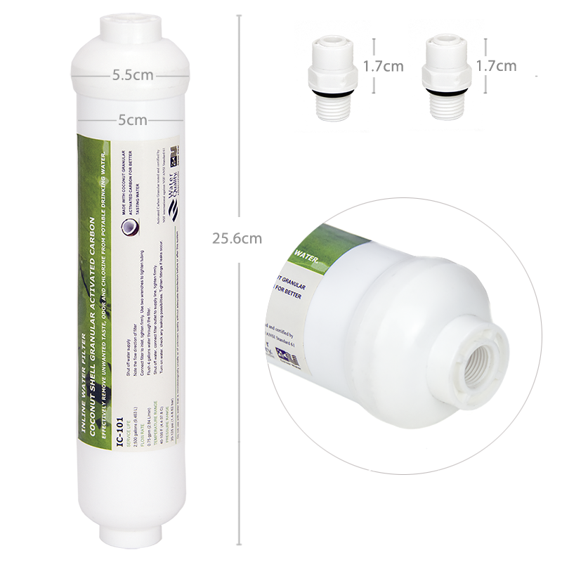 Coronwater Inline RO GAC Posfi - Carbon Filter Inline recensie en prijs