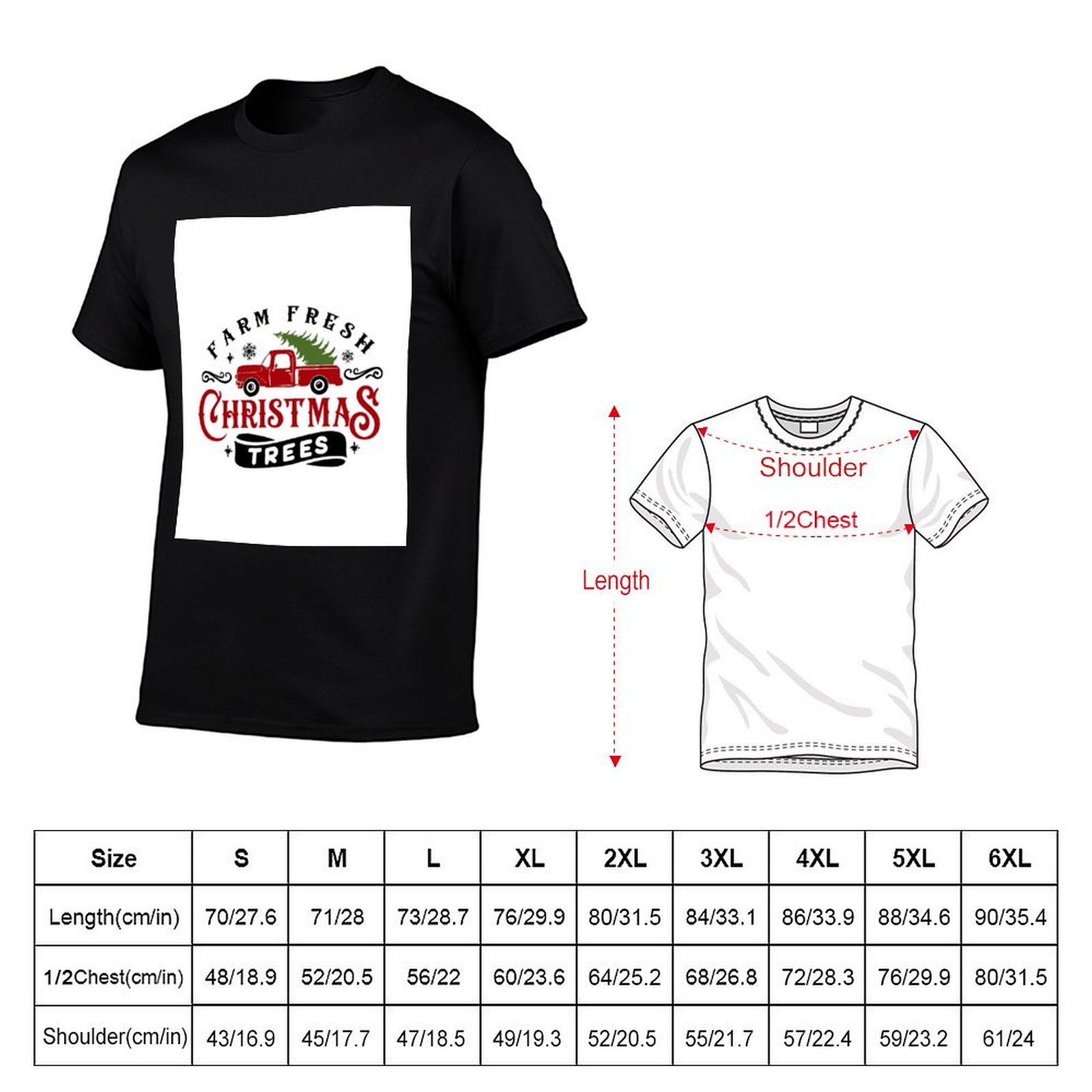 Farm Fresh Kerstbomen T-shirt  - Urban Farming In China recensie en prijs