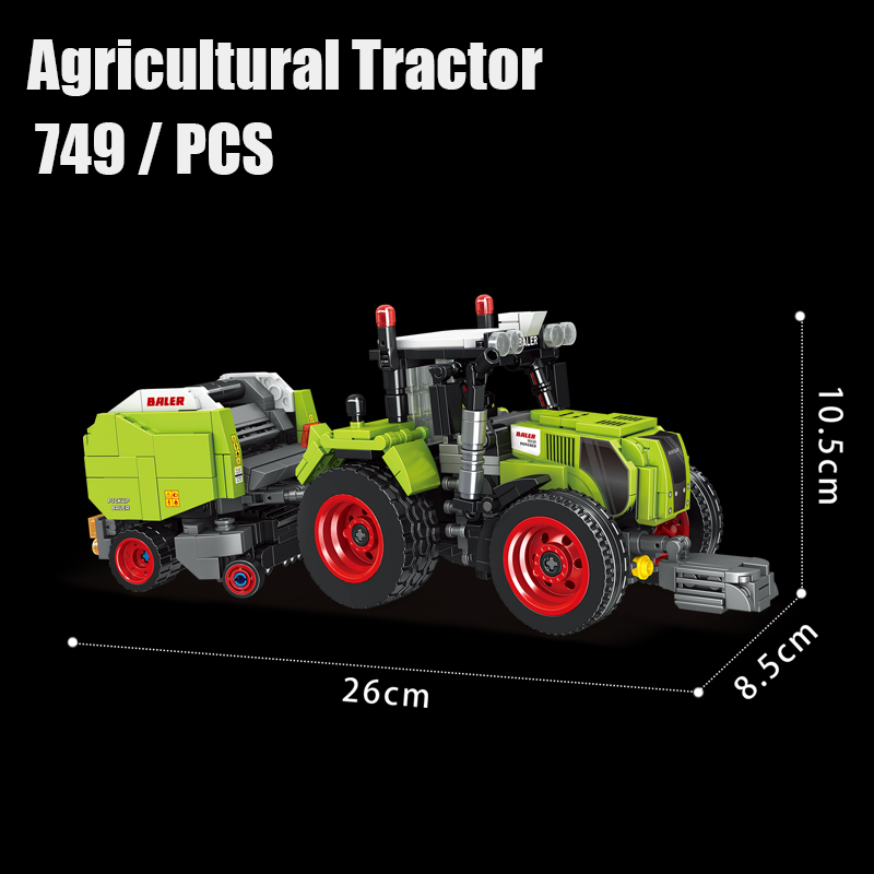Boerentractor met aanhanger Vr - Urban Farming For Kids recensie en prijs