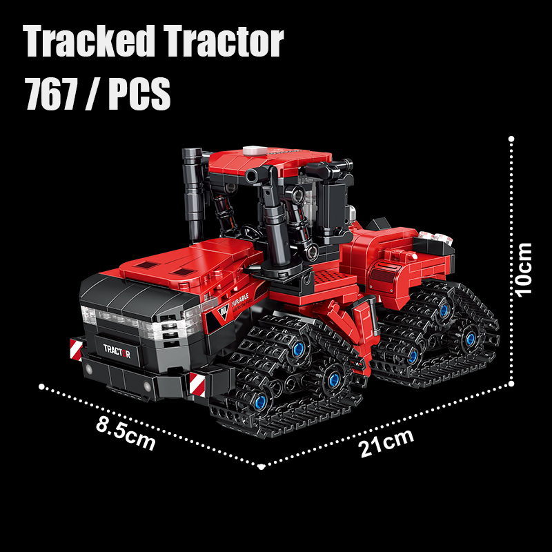 Boerentractor met aanhanger Vr - Urban Farming For Kids recensie en prijs
