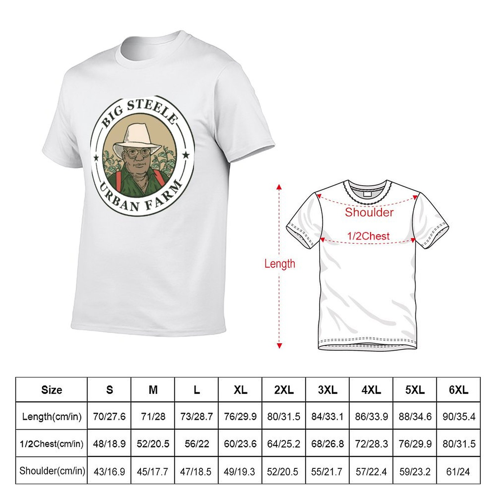Urban farming T-shirt Zacht, c - Urban Farming In China recensie en prijs
